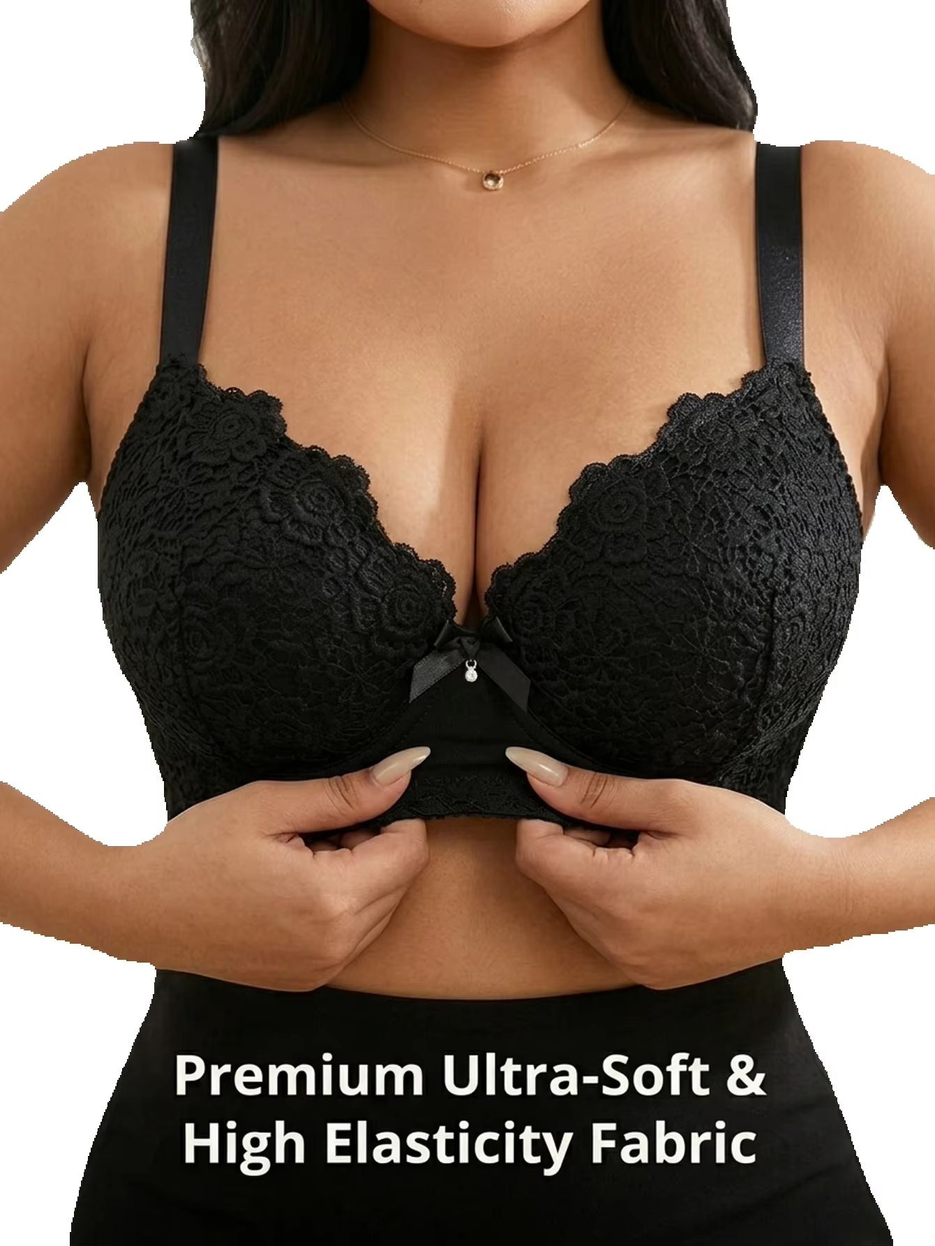 Minimizer Bra Women - Женский бюстгальтер больших размеров с цветочным