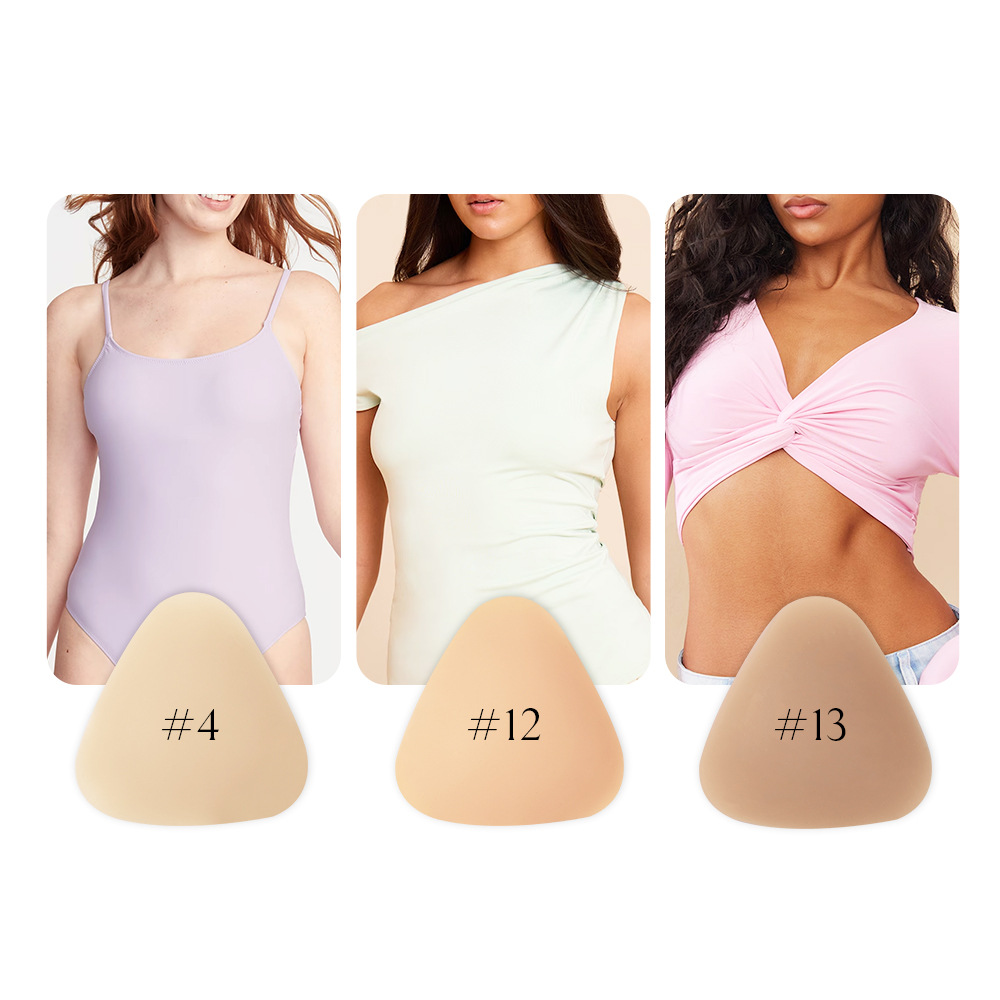 Push Up Bra Silicone - 2 шт., силиконовый бюстгальтер, треугольные накладки