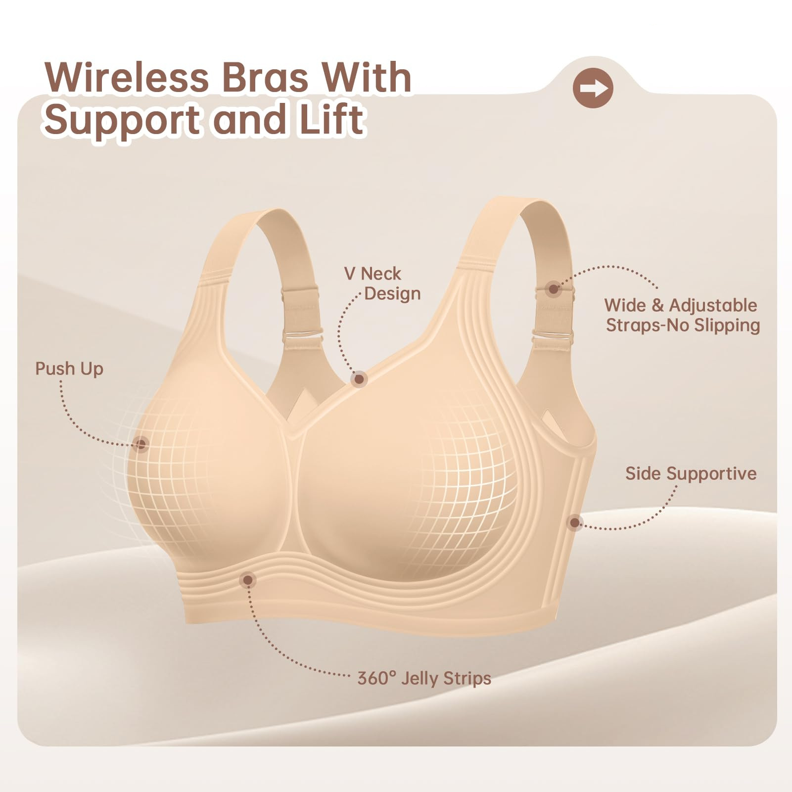 Бесшовный поддерживающий бюстг – обзор и цена Full Coverage Bra