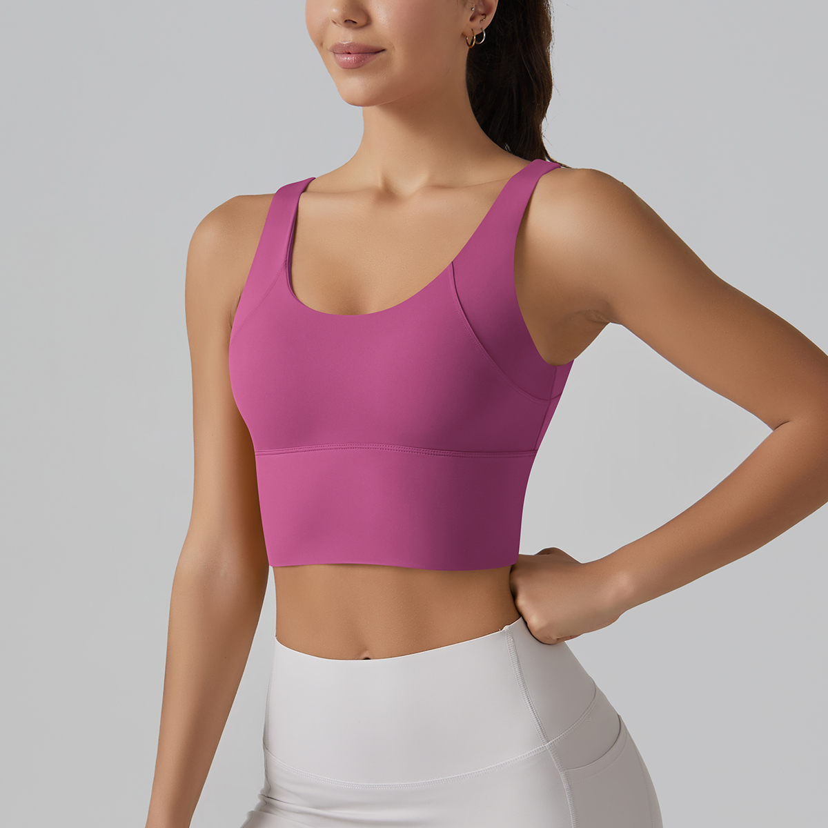 Новая майка для йоги, летнее с – обзор и цена Plunge Bra Push Up