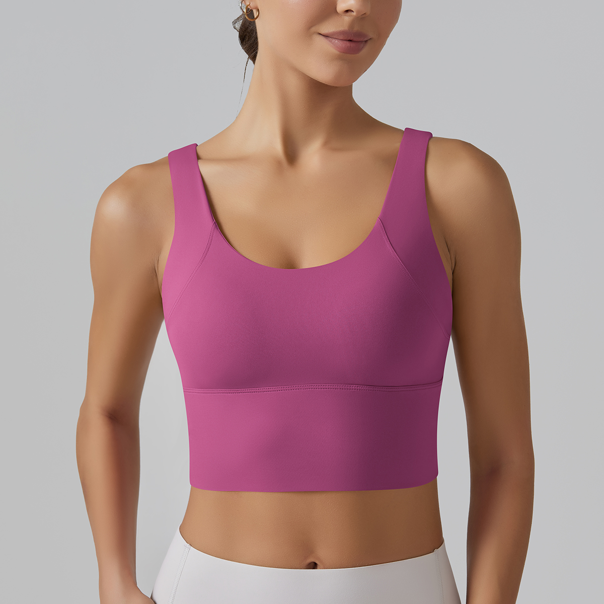 Новая майка для йоги, летнее с – обзор и цена Plunge Bra Push Up