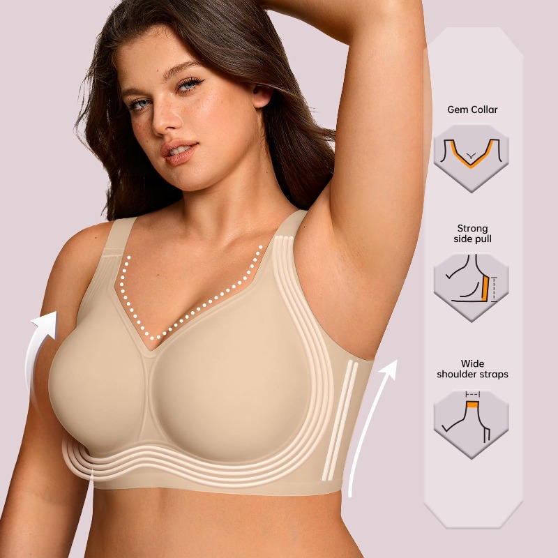 Бесшовный поддерживающий бюстг – обзор и цена Minimizer Bra Women