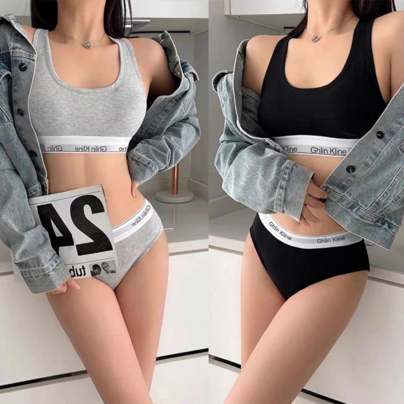 2 шт., женское нижнее белье из – обзор и цена Cotton Bra Everyday